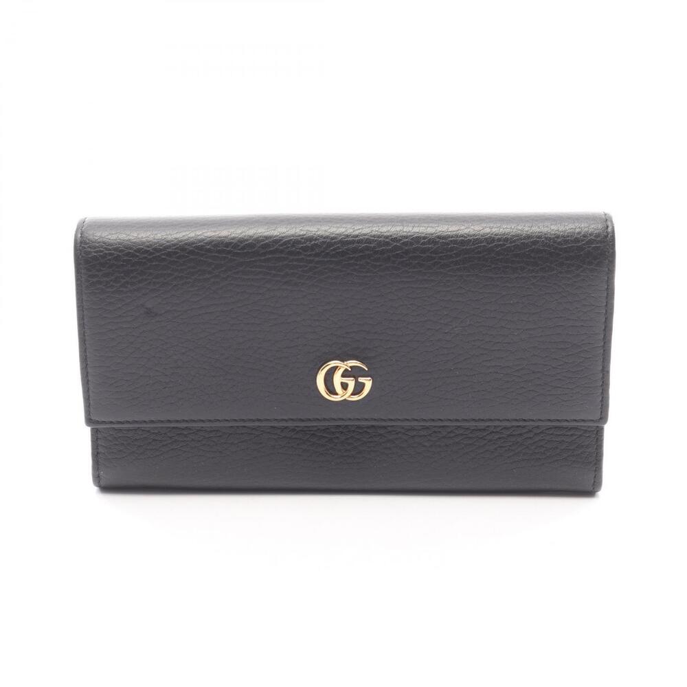 Gucci GG Marmont Bifold Long Wallet Leather Black